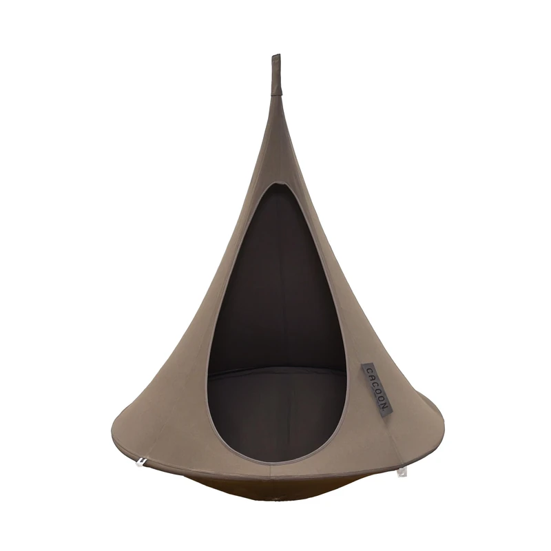 Cacoon 120cm Indoor/Outdoor Hanging Chair (Taupe) - Image 1