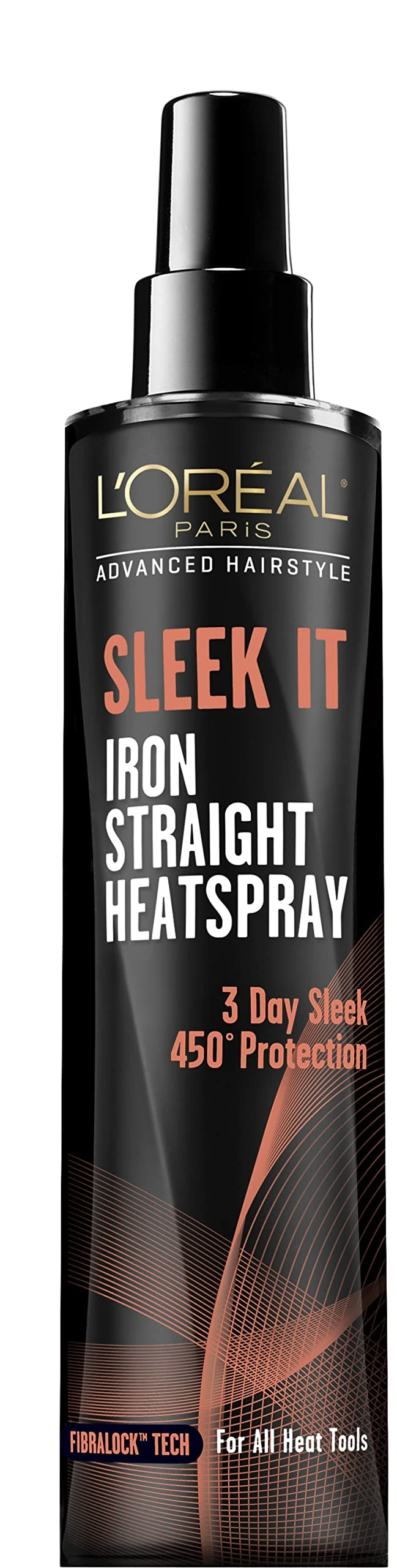 L'Oréal Paris Advanced Hairstyle SLEEK IT Iron Straight Heatspray, 5.7 fl. oz.