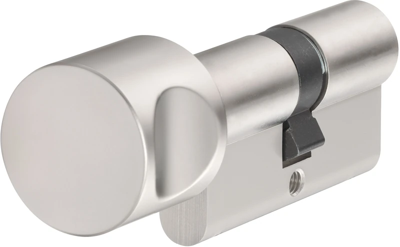 ABUS Profile Cylinder Lock with Doorknob KE20NP Z30/K30 B/SB, 598210