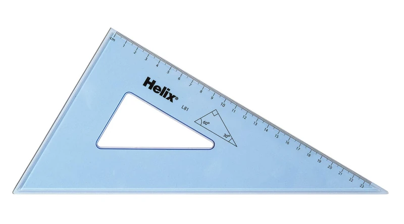 Helix 26cm 60 degree Set Sqaure (Box of 25)