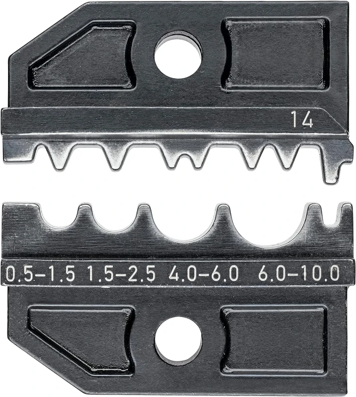 KNIPEX Crimping Die for Non-Insulated Tube and Crimp Cable Lugs and Non-Insulated Butt and Crimp Connectors in Accordance with Din 46341, 97 49 14