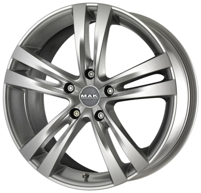 MAK ZENITH. Hyper Silver 4.5x14 ET39 4x100 Hub Bore 54.1 Alloy Rims - Image 1