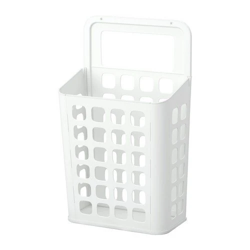IKEA VARIERA Waste Bin - White Storage Organizer