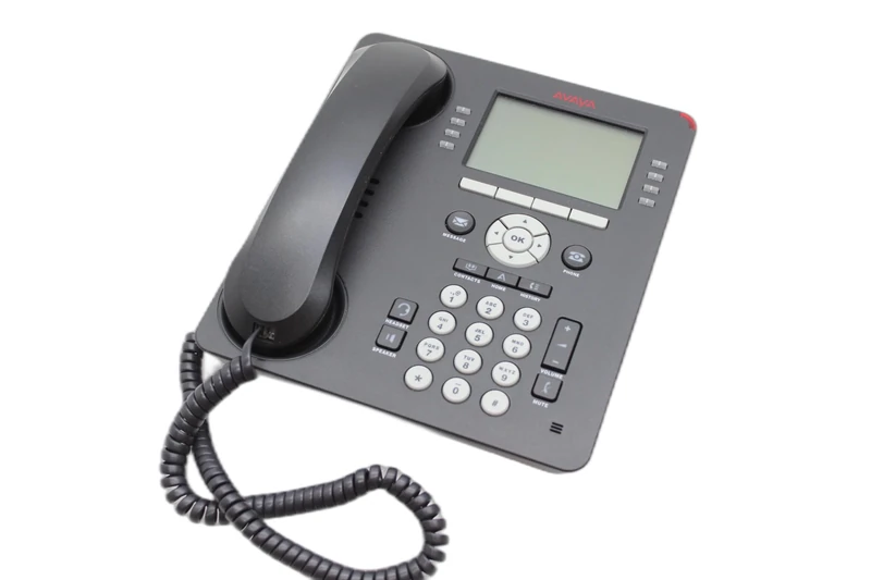 Avaya 700505424 9608G GRY Desk Phone, Black