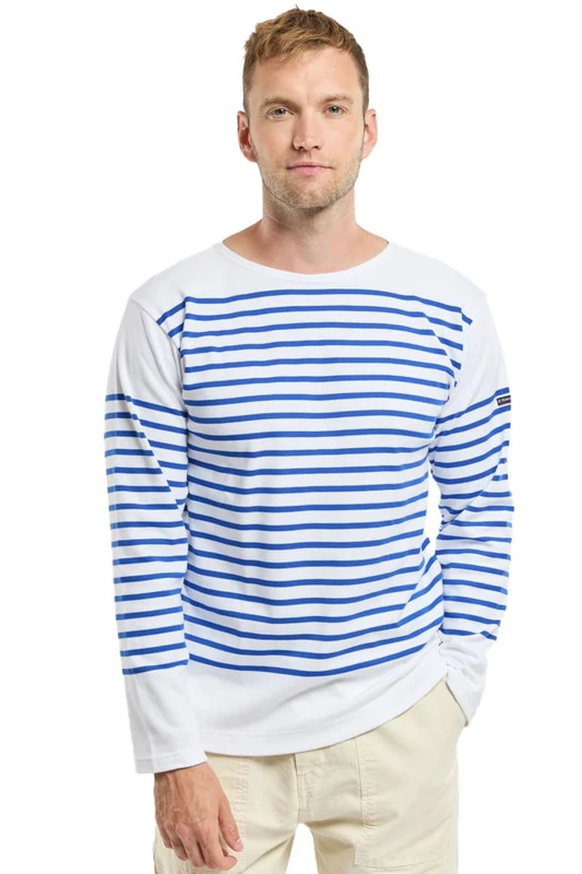 Armor Lux Men's Long-Sleeved Shirt 1140, White, XXL