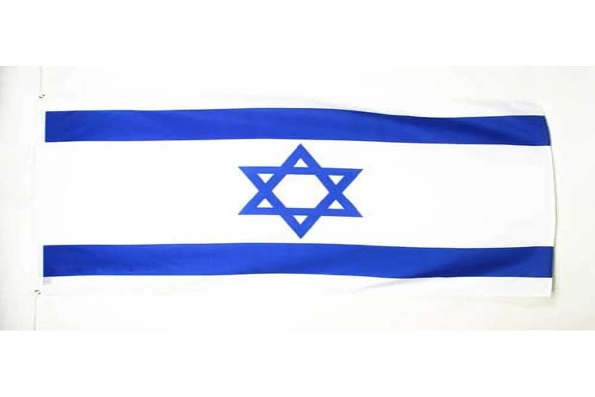 AZ FLAG - Israel Flag - 2x3 Ft - 100D Polyester Israeli - Jewish Banner with Two Metal Grommets - Fade Resistant - Vivid Colors - 2' x 3' Feet - 90x60 Cm
