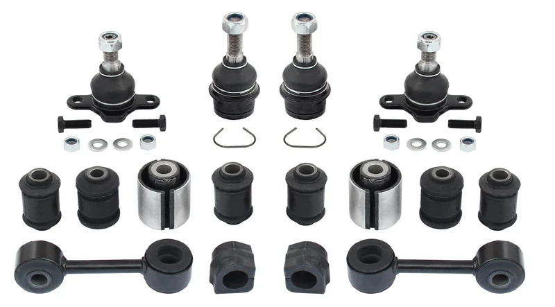 MAPCO 53869 Kit Front Upper Lower Suspension Arm Bush