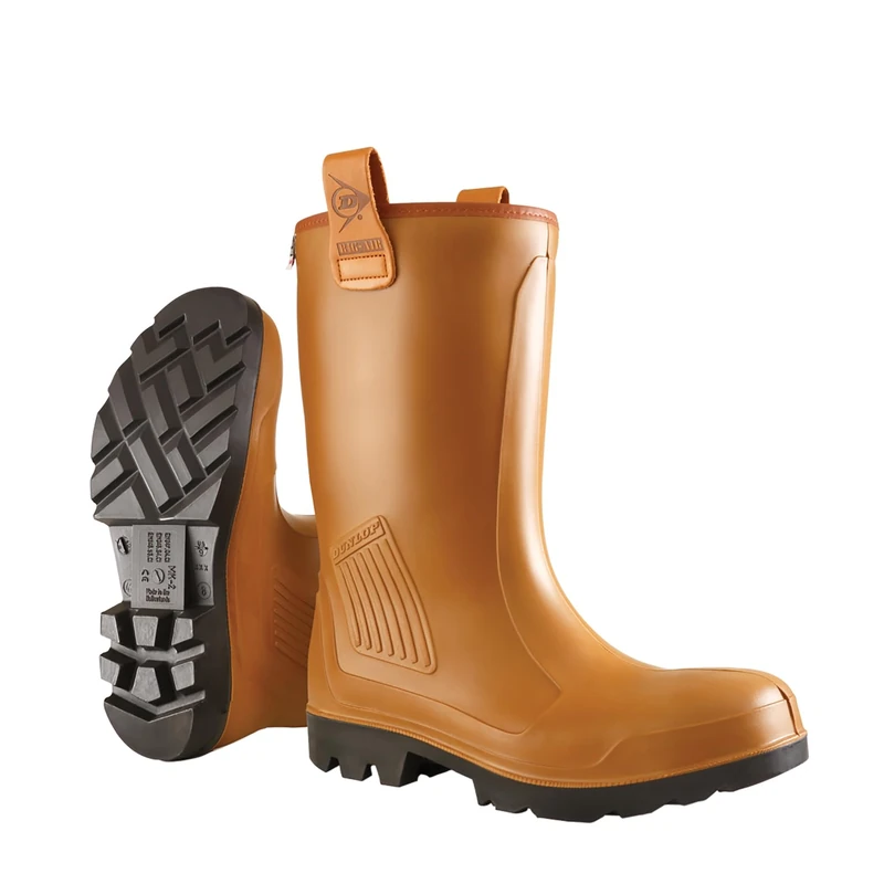 Dunlop Protective Footwear Dunlop Purofort Rig-Air Full Safety Fl, Unisex Adults’ SRA Safety Boots, Brown, Size 6 UK (39 EU)