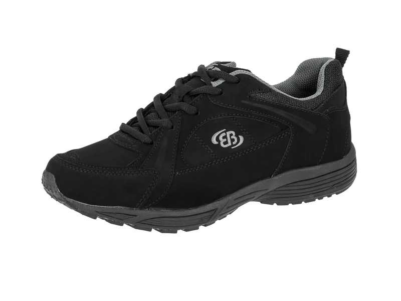 Bruetting Mens Hiker Walking Shoes, Black (Black/Grey), 3 UK