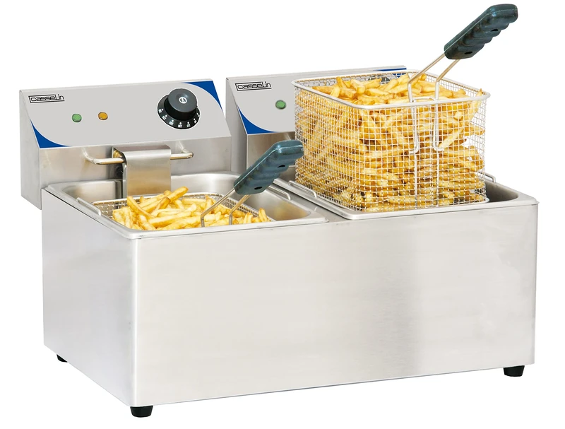 Casselin CFE82 - Electric fryer 2 x 8 liters