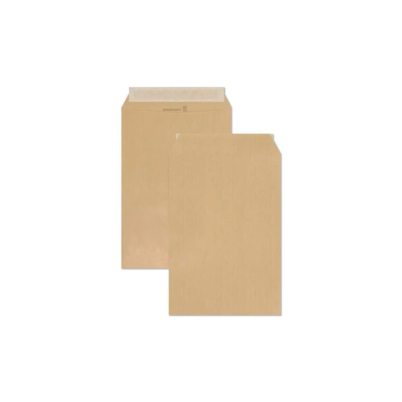 Clairefontaine 7731C - Box of 500 Kraft Adour Brown Envelopes - Size: B6-120x176 mm - Self-Adhesive - 90g/m² - Correspondence - Manufactured in France