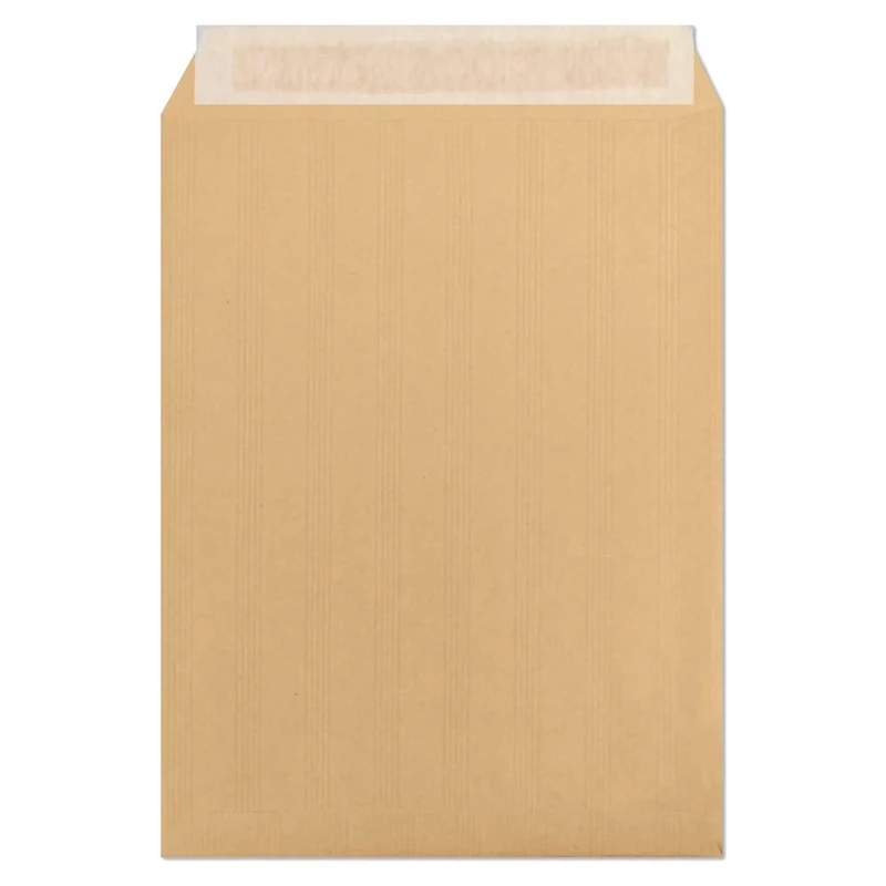 Clairefontaine 7759C - Box of 125 Kraft Adour Brown Envelopes - Size: 330 x 440 mm - Self-Adhesive - 120g/m² - Correspondence - Manufactured in France