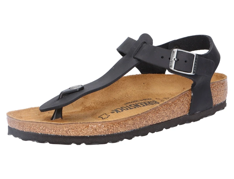 BIRKENSTOCK Cairo Black Nubuck Leather, Oiled, Black, 10 UK