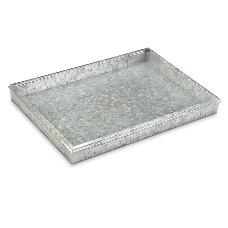 Good Directions 4220GAL Classic Tray Boots, Shoes, Storage, and More, 20" in x 14" in x 2" in, Galvanized Gray - Image 1