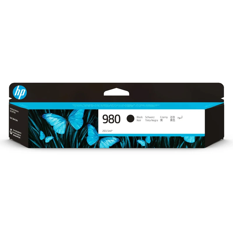 HP D8J10A 980 Original Ink Cartridge, Black, Single Pack