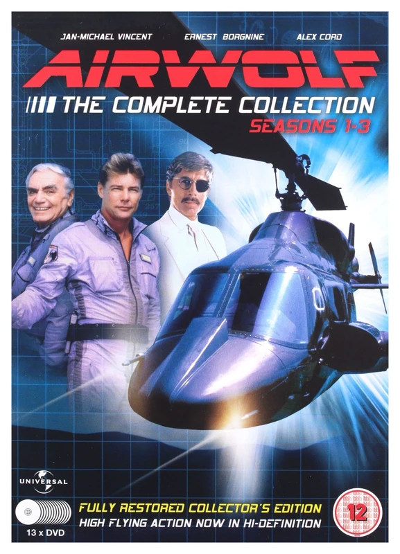 Airwolf - The Complete Collection:Seasons 1-3 - 13 DVD Set [DVD]