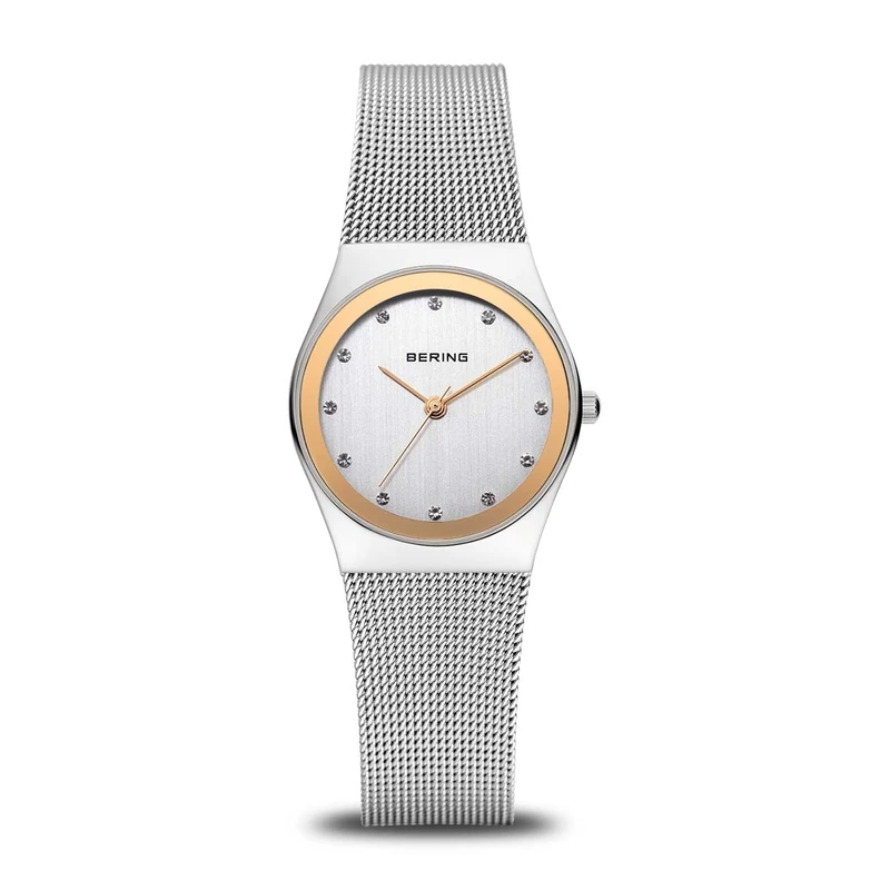 BERING Women Analog Quartz Classic Collection Watch with stainless steel Strap and Sapphire Crystal 12927-010