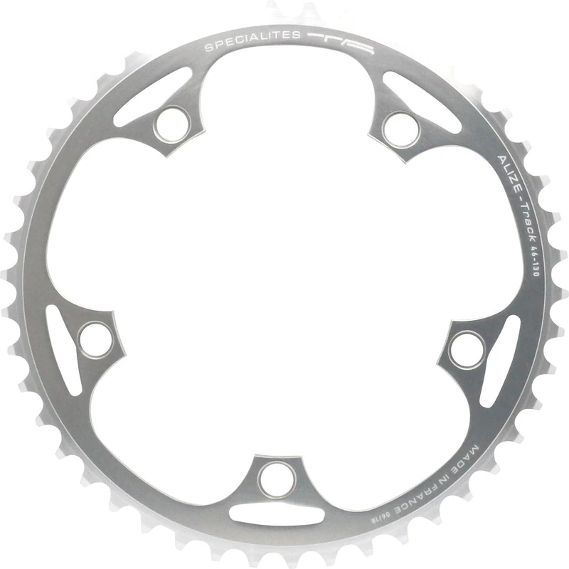 Spécialités TA Alizé Track 130pcd Chainring, 44t, Silver