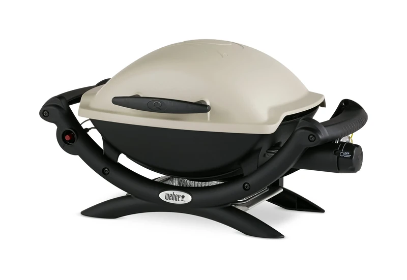 Weber Q1000 Barbacoa de Gas, 43 x 32 cm, Titanium (50060053)