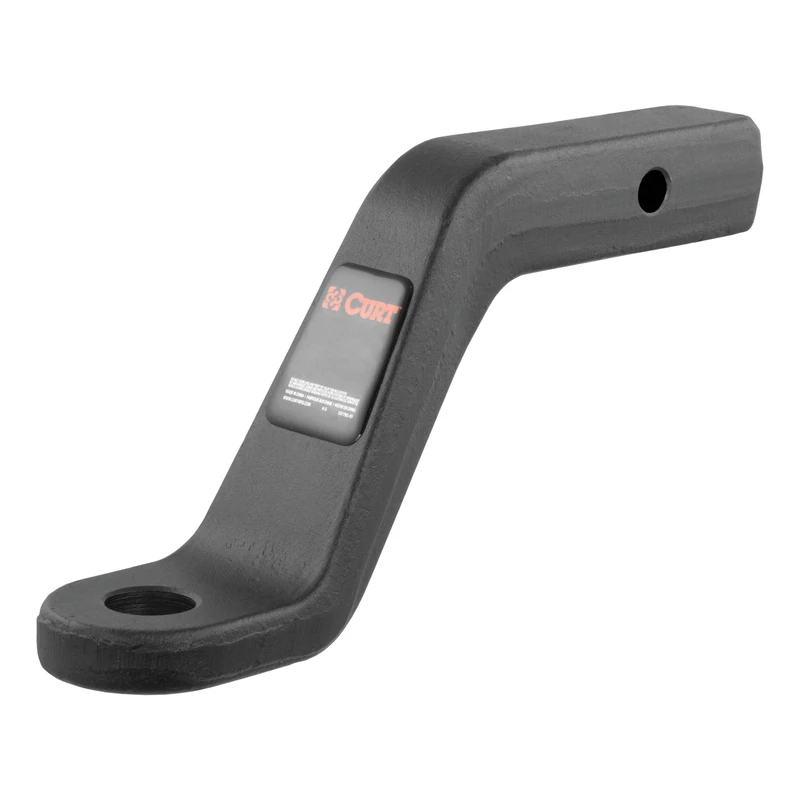 CURT 45342 Forged Trailer Hitch Ball Mount, Fits 2-Inch Receiver, 17,000 lbs, 1-1/4-Inch Hole, 6-Inch Drop, 5-Inch Rise