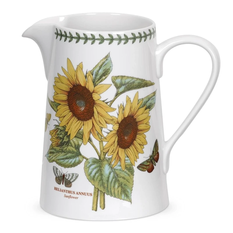 Portmeirion BGSU72500 Botanic Garden Bella, Sunflower Motif 3 Pint Jug, Ceramic, Multicolor