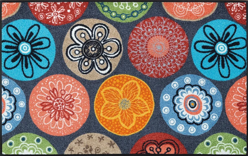 Wash+Dry Door Mat, Multicoloured, 75 x 120 cm