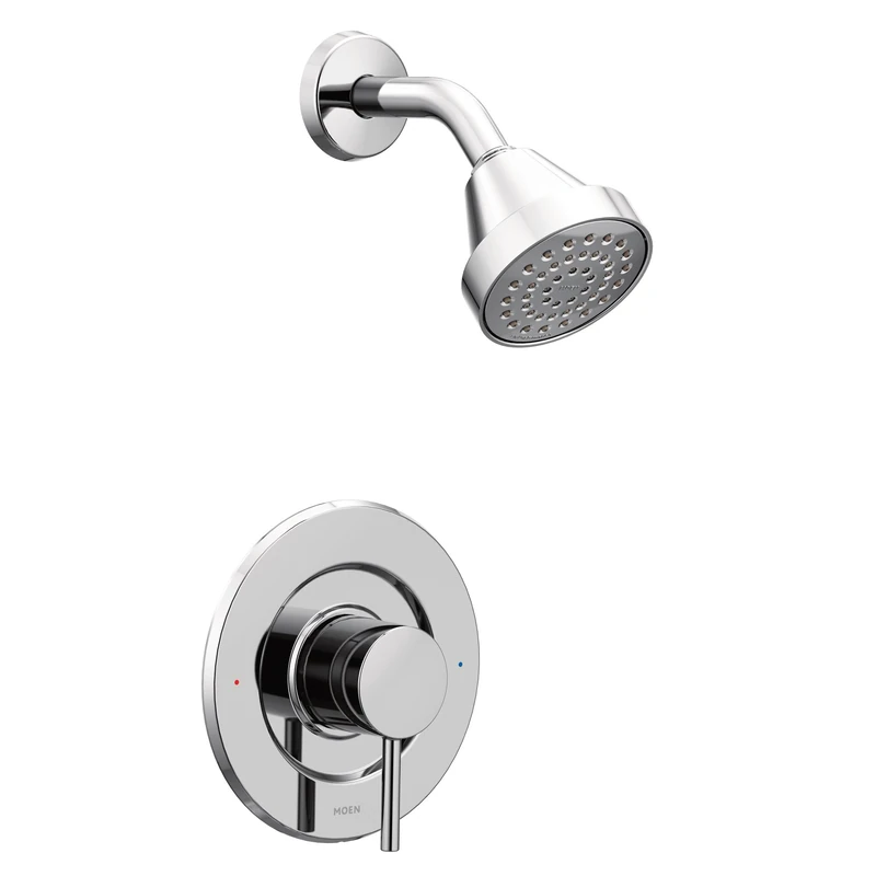 Moen T2192EP Align Posi-Temp Pressure Balancing Eco-Performance Shower Trim Kit Valve Required, Chrome, .5