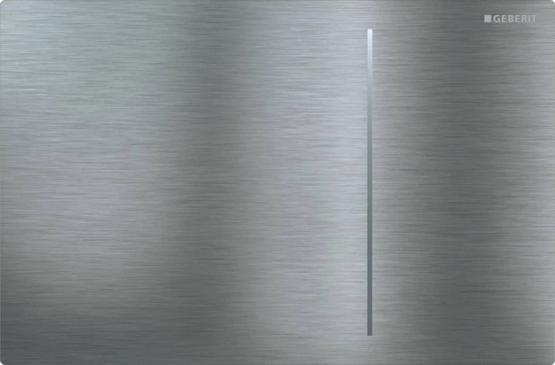 Geberit 115.620.FW.1 Sigma70 Flush Plate, Brushed Stainless Steel