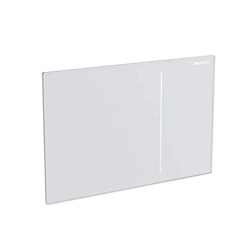 Geberit Cover Plate for Dual Flush Glass, White, 115620SI1 Sigma 70 115.620. SI. 1