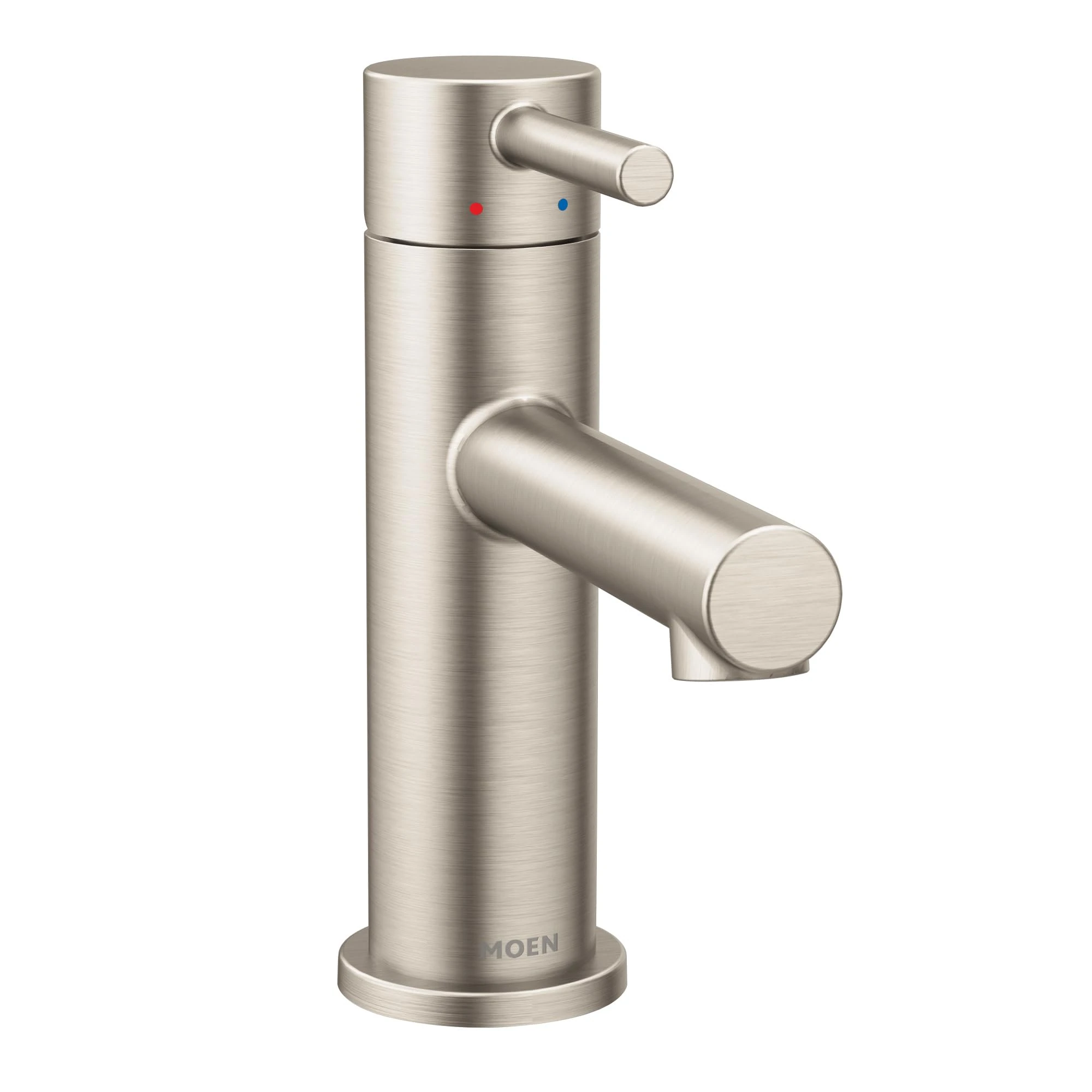 Moen 6190BN Align One-Handle High-Arc Bathroom Faucet with Drain Assembly, Brushed Nickel