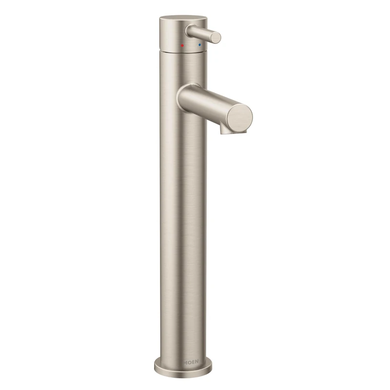 Moen 6192BN Align One-Handle High Arc Bathroom Faucet, Brushed Nickel