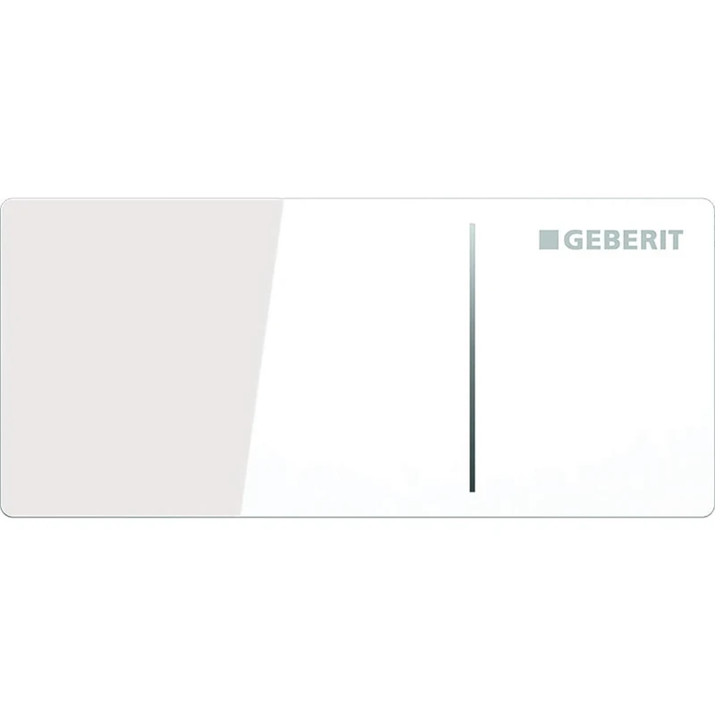 Geberit Sigma 70 242813SI1 Actuator Plate Replacement Glass White for 2 Flushes