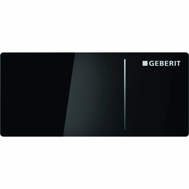Geberit Sigma 70 242813SJ1 Actuator Plate Replacement Glass Black for 2 Flushes