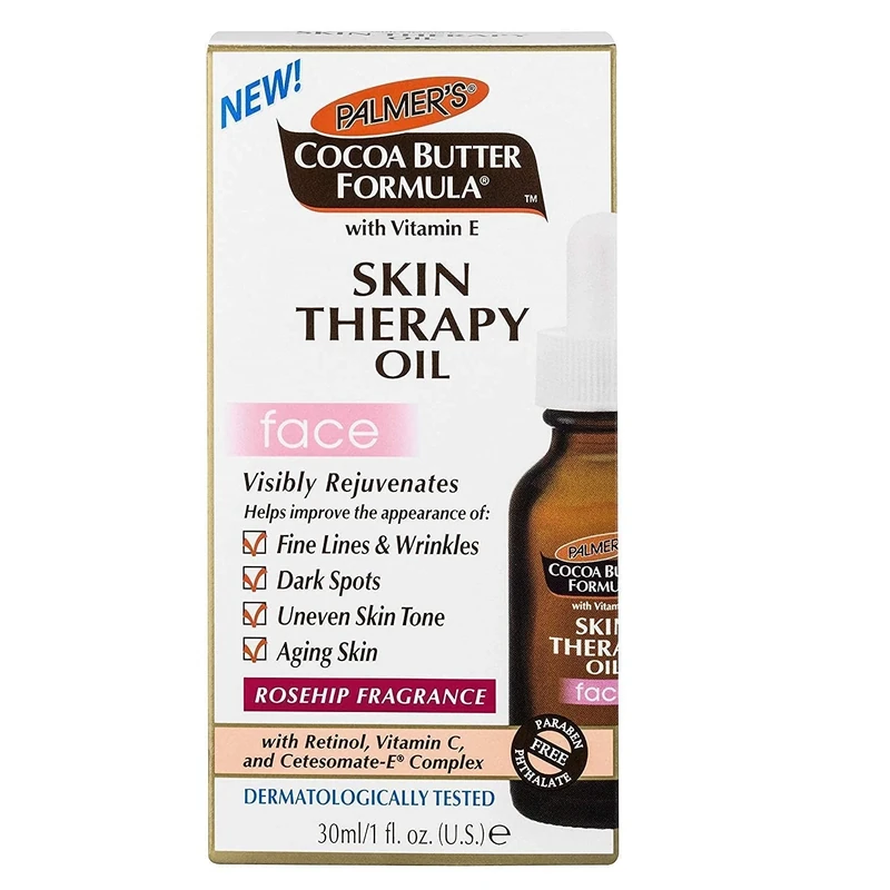 Palmers Cocoa Butter Skin Therapy Oil for Face 1oz (3 Pack) by Palmers