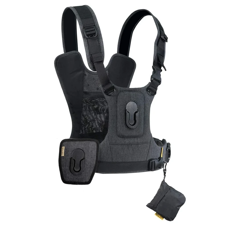 Cotton G3 147 Professional Harness for One or Two Cameras and Any Lens-Grey, 25.4 x 2.5 x 35.6