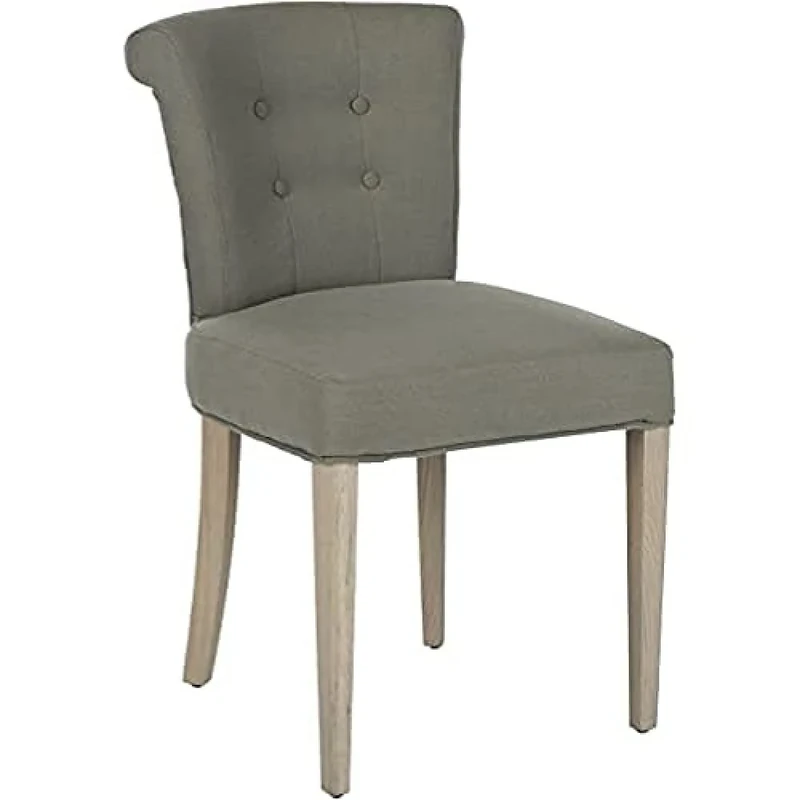 SAFAVIEH Set of 2 Upholstered Dining Chairs, in Taupe