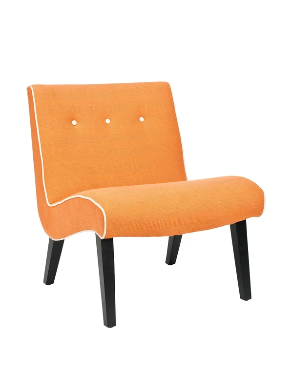 SAFAVIEH Modern Upholstered Chairs, in Orange