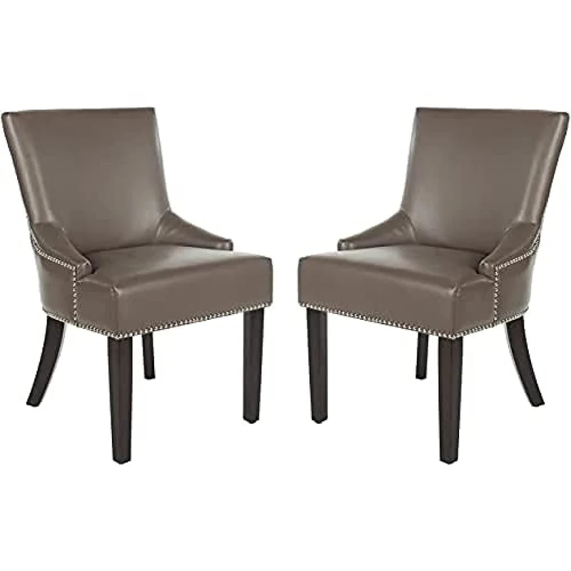 SAFAVIEH Set of 2 Wooden Dining Chairs, in Clay