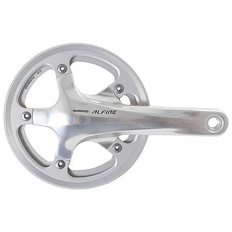 Shimano Unisex - Adult Alfine Crankset, Black, One Size