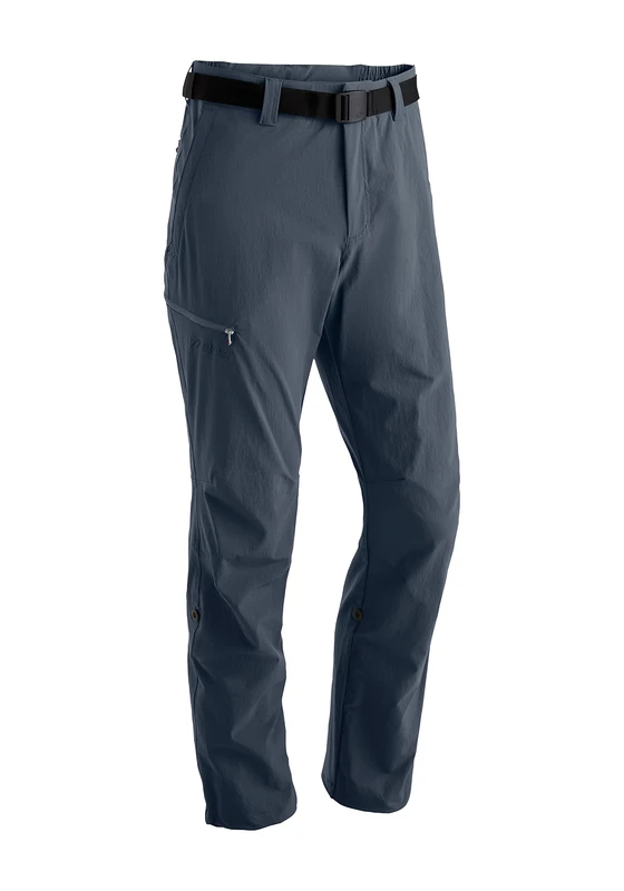 maier sports Nil, Men's Hiking Trousers, Water-Repellent Outdoor Trousers for Trekking and Hiking, PFC-Free, mSTRETCH pro 4 & dryprotec, Roll-up Function Graphite