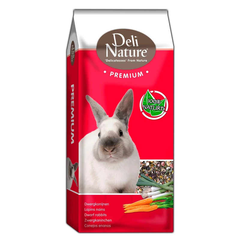 Deli Nature 15-029321 Premium Dwarf Rabbit Food - 3000 gr