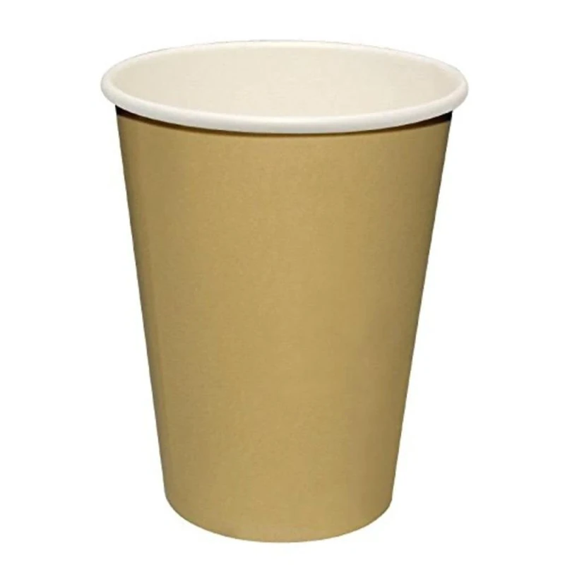 Fiesta Hot Cups Single Wall Kraft - 228ml (8oz) (Box 1000)