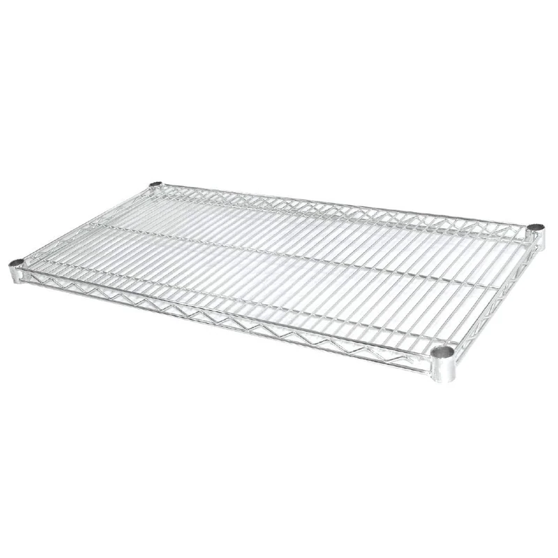 Wire Shelves 915x 457mm 915(w) x 457(d)mm. Pack quantity: 2. Includes 8 pairs of shelf clips.