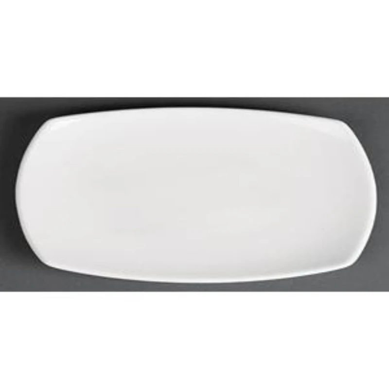 12X Royal Porcelain White Classic Kana Square Service Plates 160mm