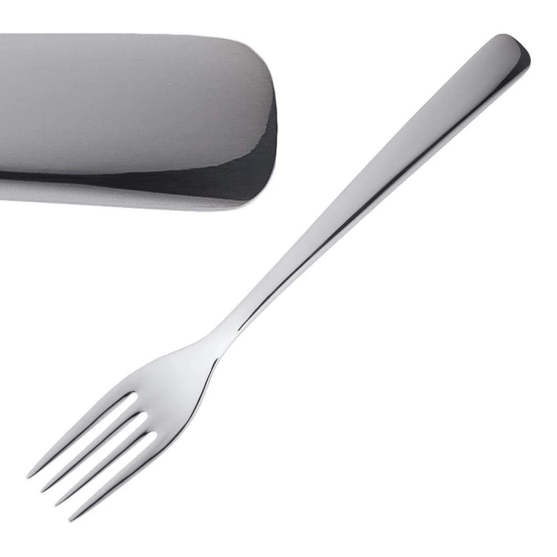 Elia Virtu Dessert Fork 18/10 Stainless Steel. Pack quantity: 12