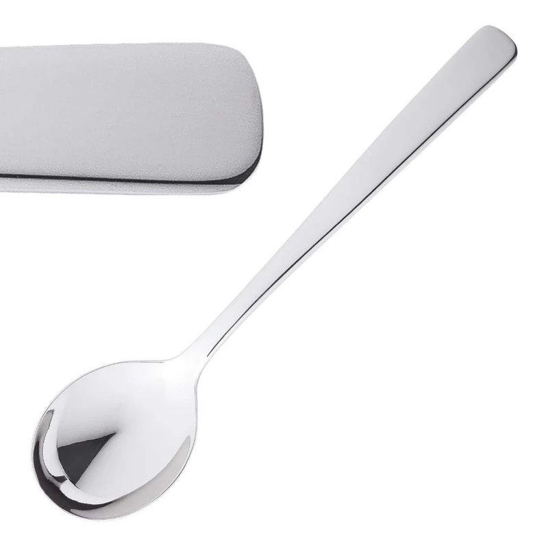 Elia Virtu Soup Spoon 18/10 Stainless Steel. Pack quantity: 12
