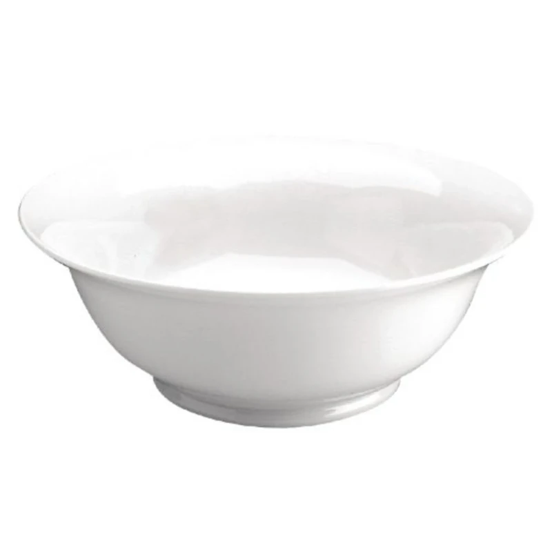 Olympia Whiteware Salad Bowls 235mm Porcelain Kitchen Serving Dish Tableware 6pc
