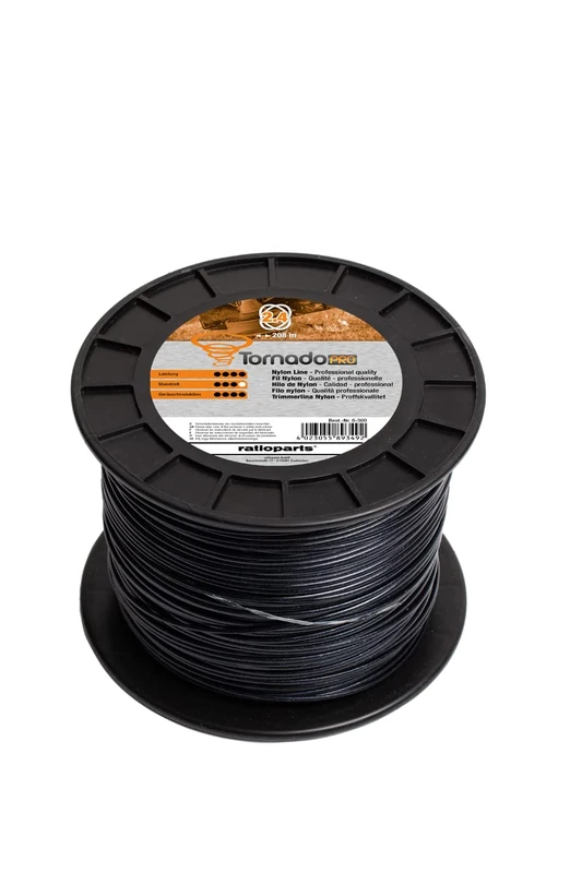 Ratioparts Nylon Thread 2.4mm Tornado Copolymer 208m Trimmer Line - Black - Image 1
