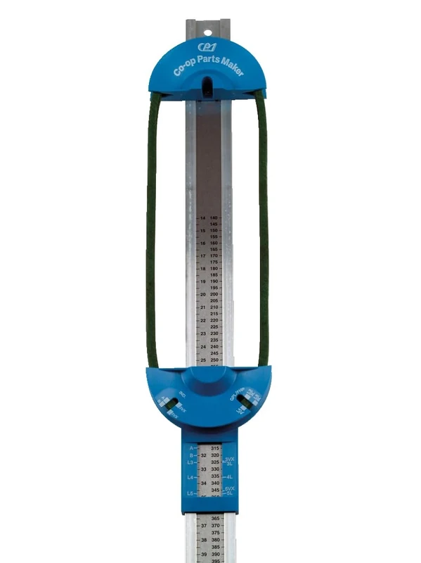 Ratioparts RP 8-900 V-belt gauge - determination of all inch sizes (14 to 100)