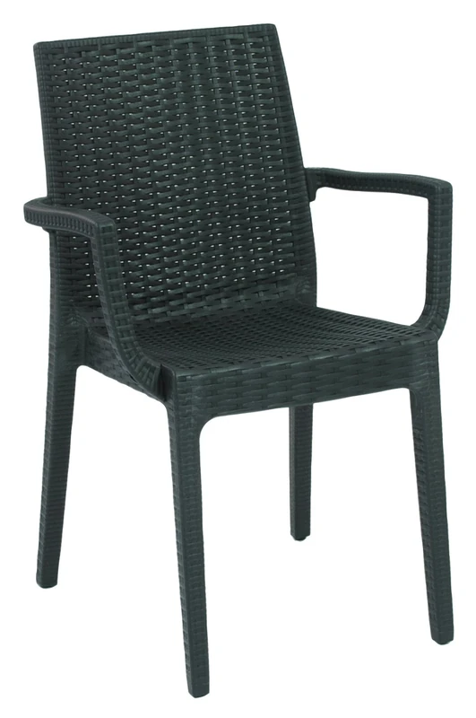 Areta AR013 Dafne Garden Chair - Espresso Rattan Resin - Image 1